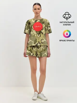 Женская пижама с шортами / YAAY