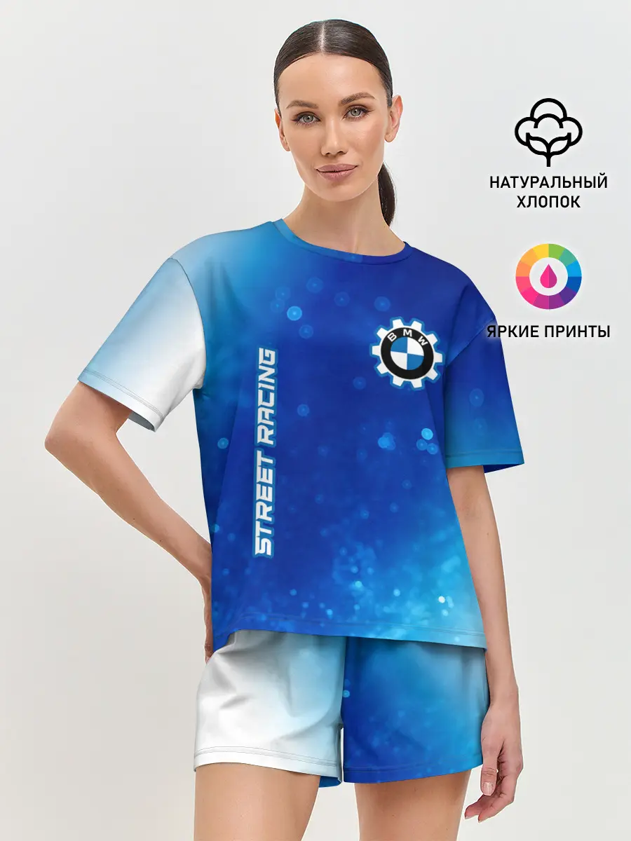 Женская пижама с шортами / БМВ - Racing