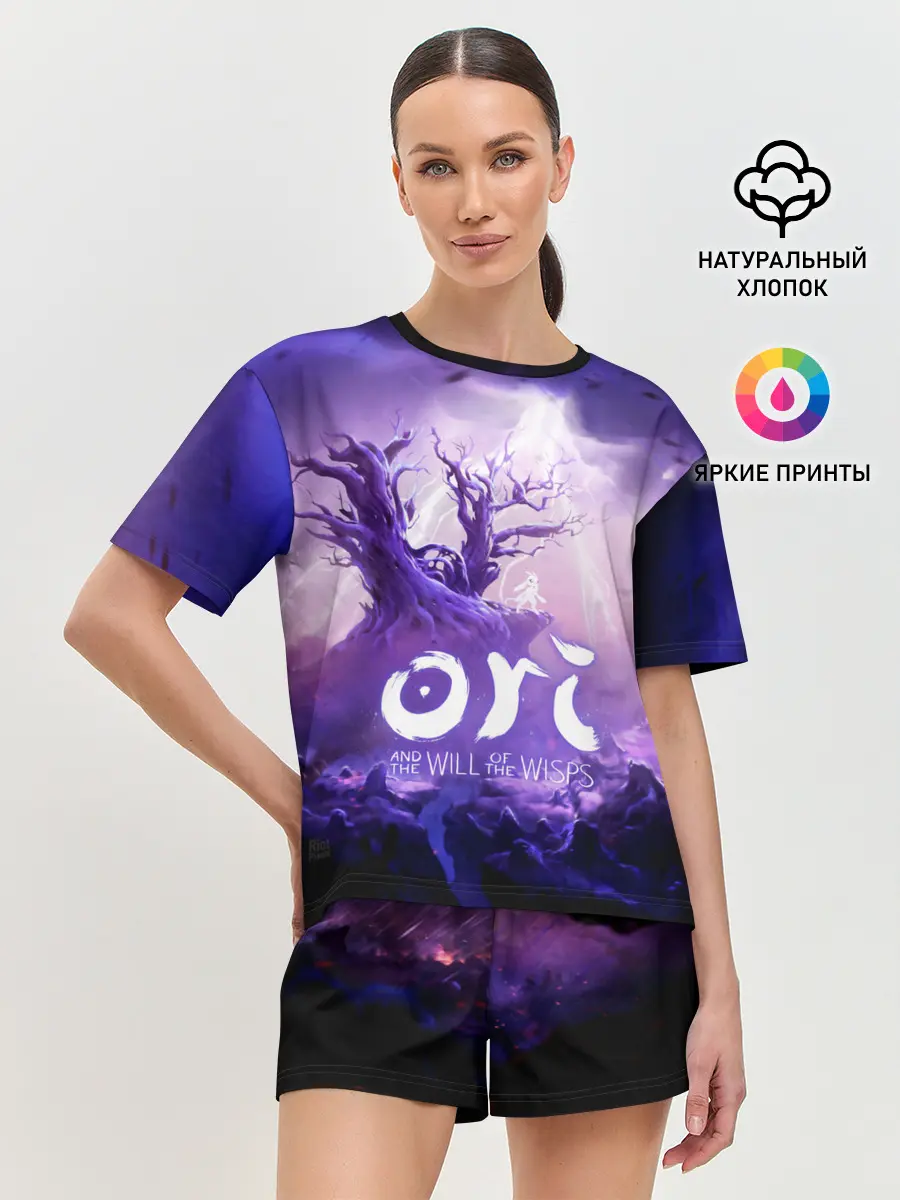 Женская пижама с шортами / Ori and the Will of the Wisps