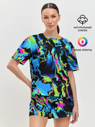 Женская пижама с шортами / Странное дерево