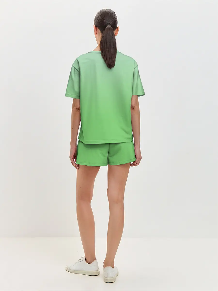 Женская пижама с шортами / Peacefull green