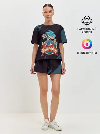 Женская пижама с шортами / SONIC | СОНИК