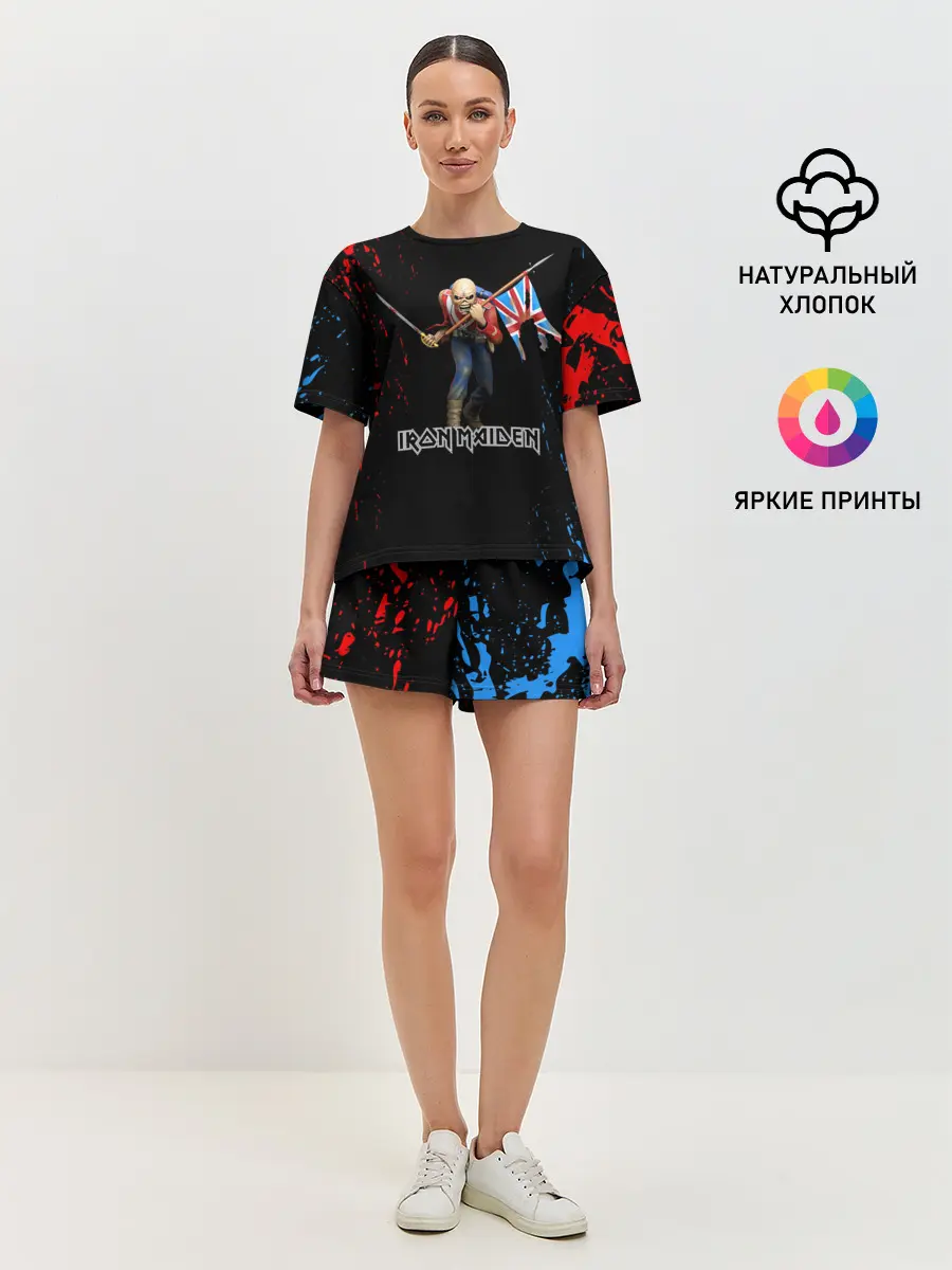 Женская пижама с шортами / IRON MAIDEN | АЙРОН МЕЙДЕН