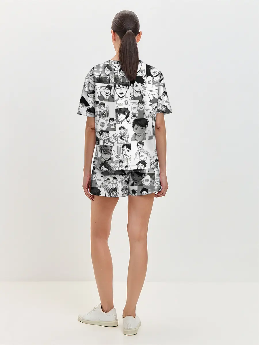 Женская пижама с шортами / ТООРУ ОЙКАВА / OIKAWA TORU