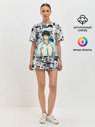 Женская пижама с шортами / ТООРУ ОЙКАВА / OIKAWA TORU