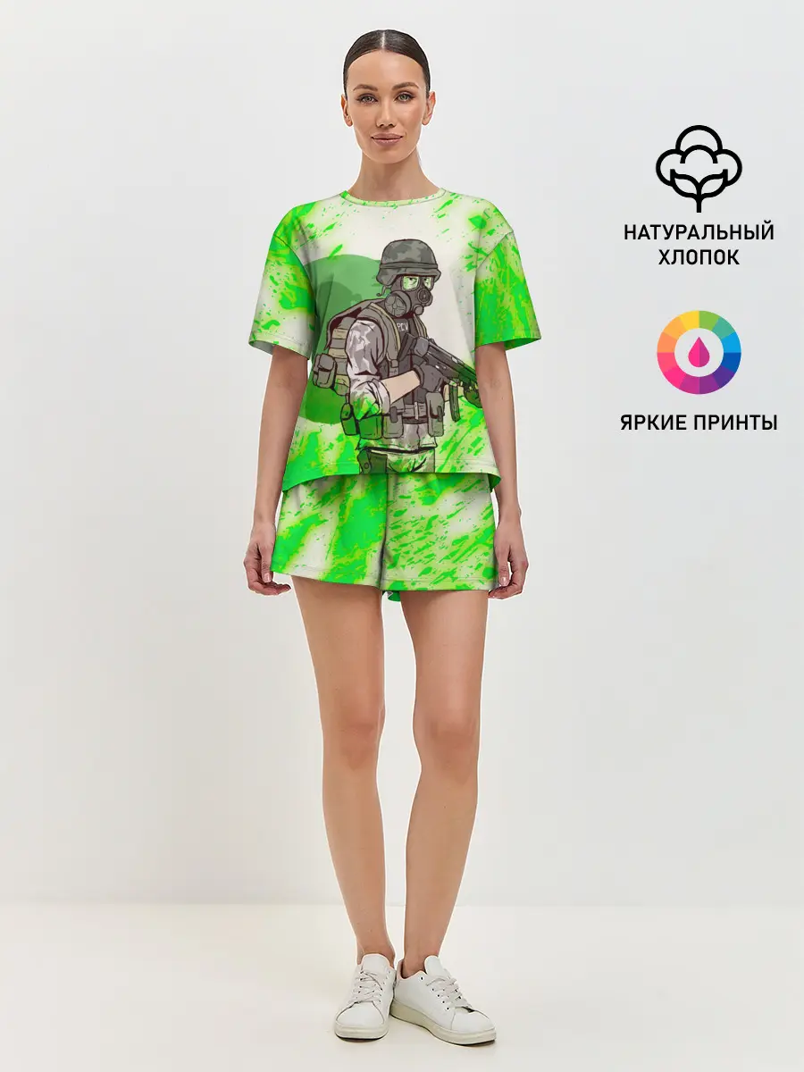 Женская пижама с шортами / Opposing Force | HL