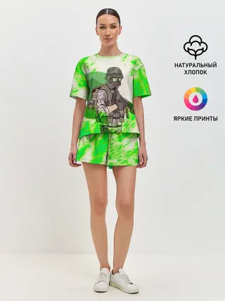 Женская пижама с шортами / Opposing Force | HL