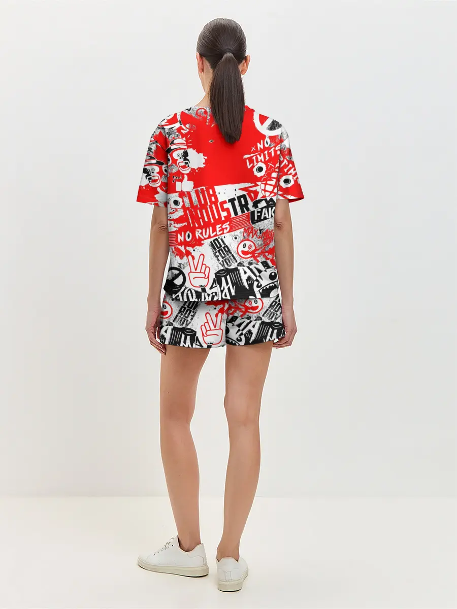 Женская пижама с шортами / Crazy