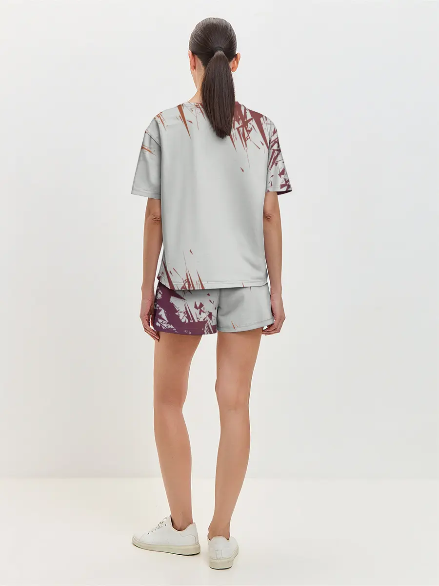 Женская пижама с шортами / КИАНУ РИВЗ | КИБЕРПАНК