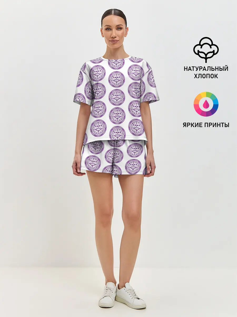 Женская пижама с шортами / Пентаграмма Весы