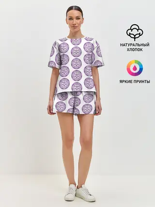 Женская пижама с шортами / Пентаграмма Весы