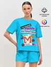 Женская пижама с шортами / Лучший учитель математики