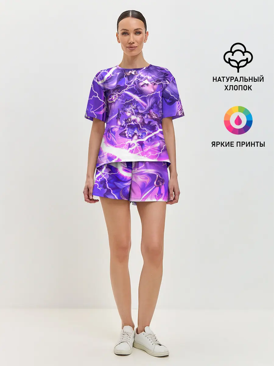 Женская пижама с шортами / Баал | Genshin Impact | Геншин Импакт