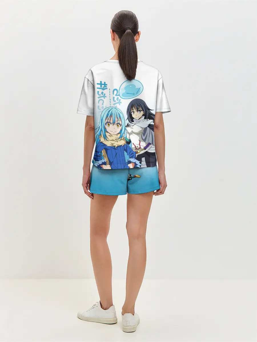 Женская пижама с шортами / TenSura, Румиру и Сидзуэ