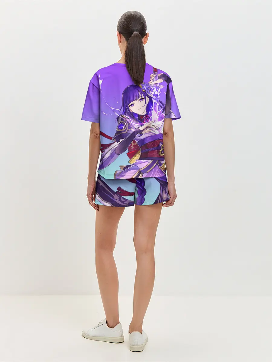 Женская пижама с шортами / Genshin Impact, Сёгун Райдэн
