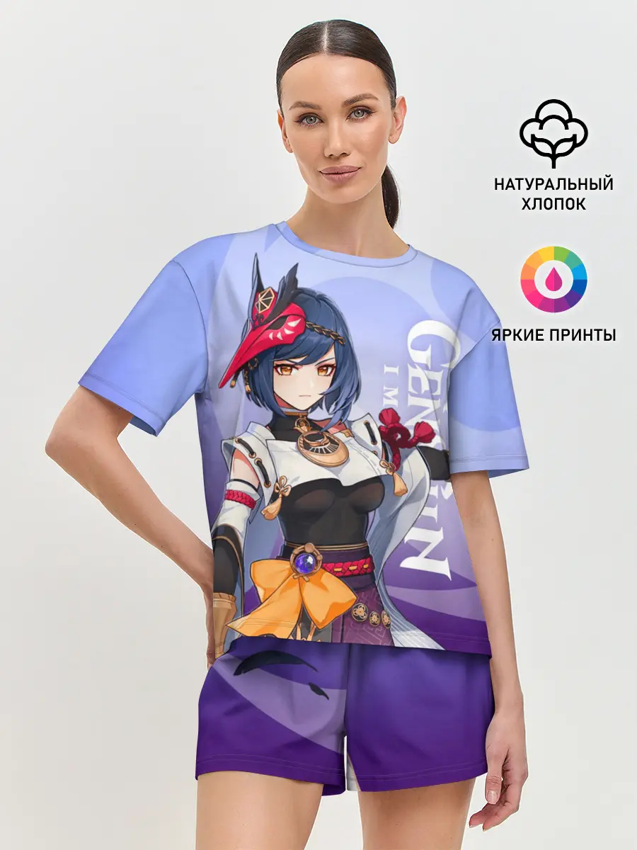 Женская пижама с шортами / Genshin Impact, Сара