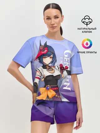 Женская пижама с шортами / Genshin Impact, Сара