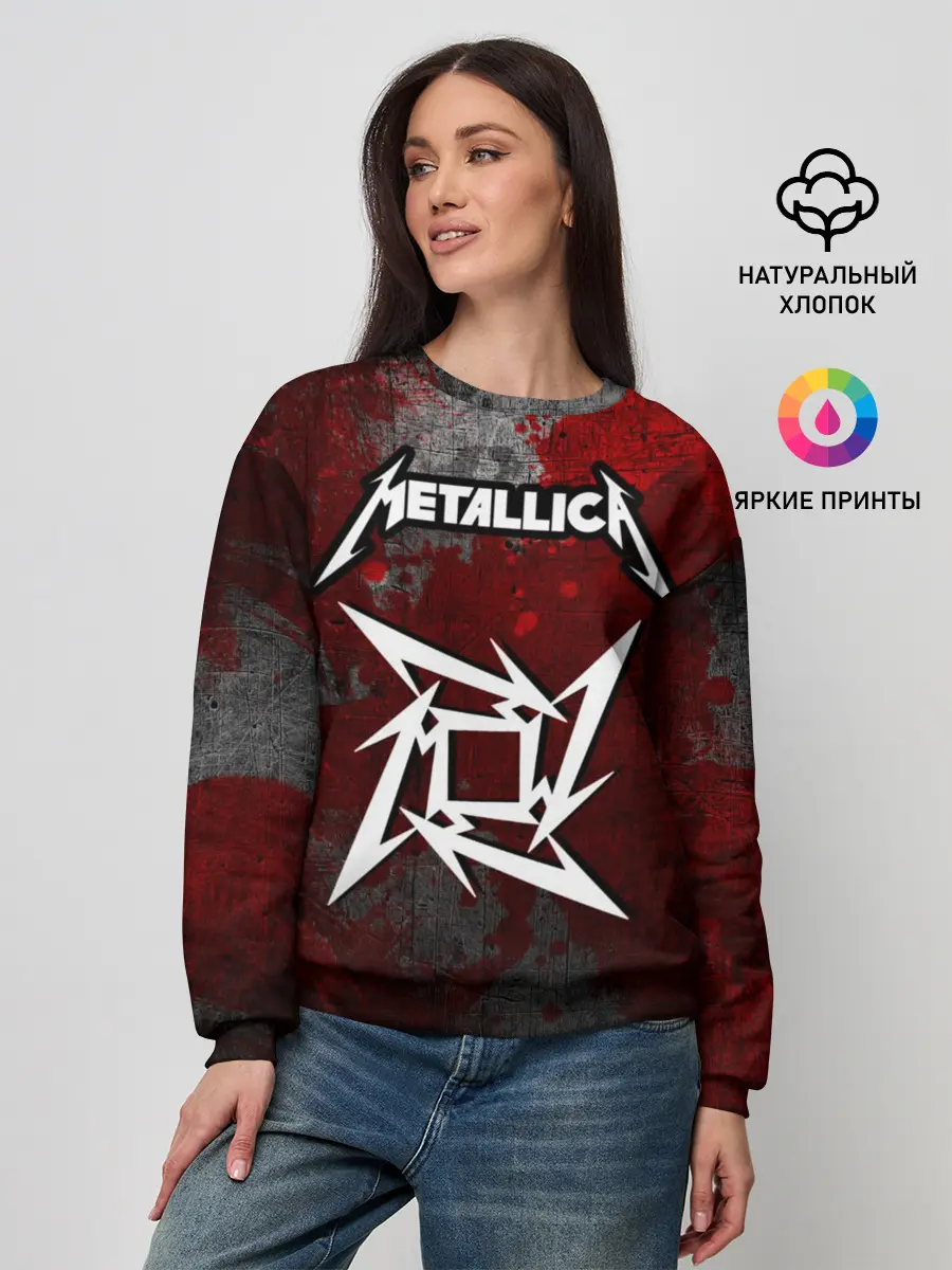 Женский свитшот / METALLICA