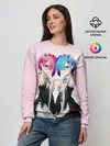 Женский свитшот / Re:Zero. Рем и Рам