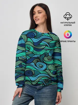 Женский свитшот / Морская пучина