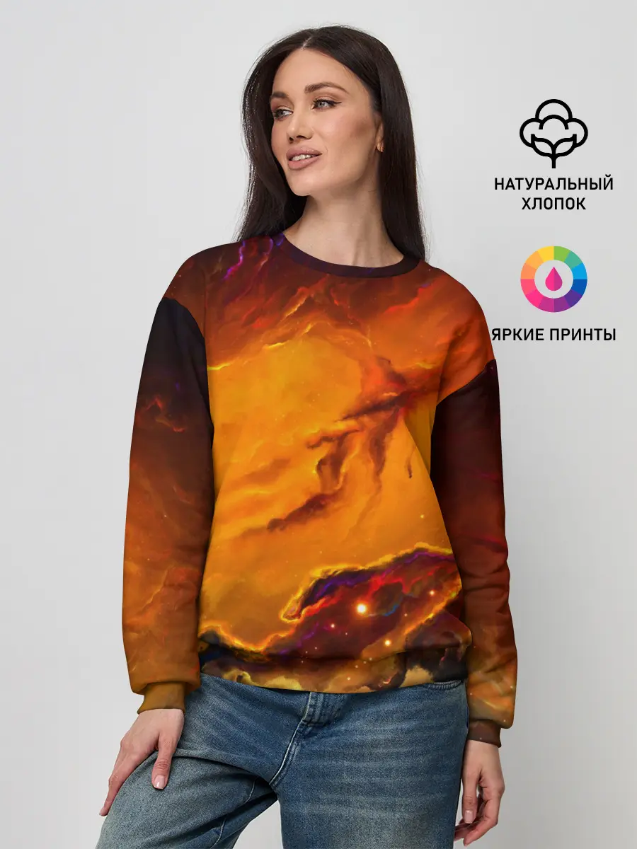 Женский свитшот / Космос