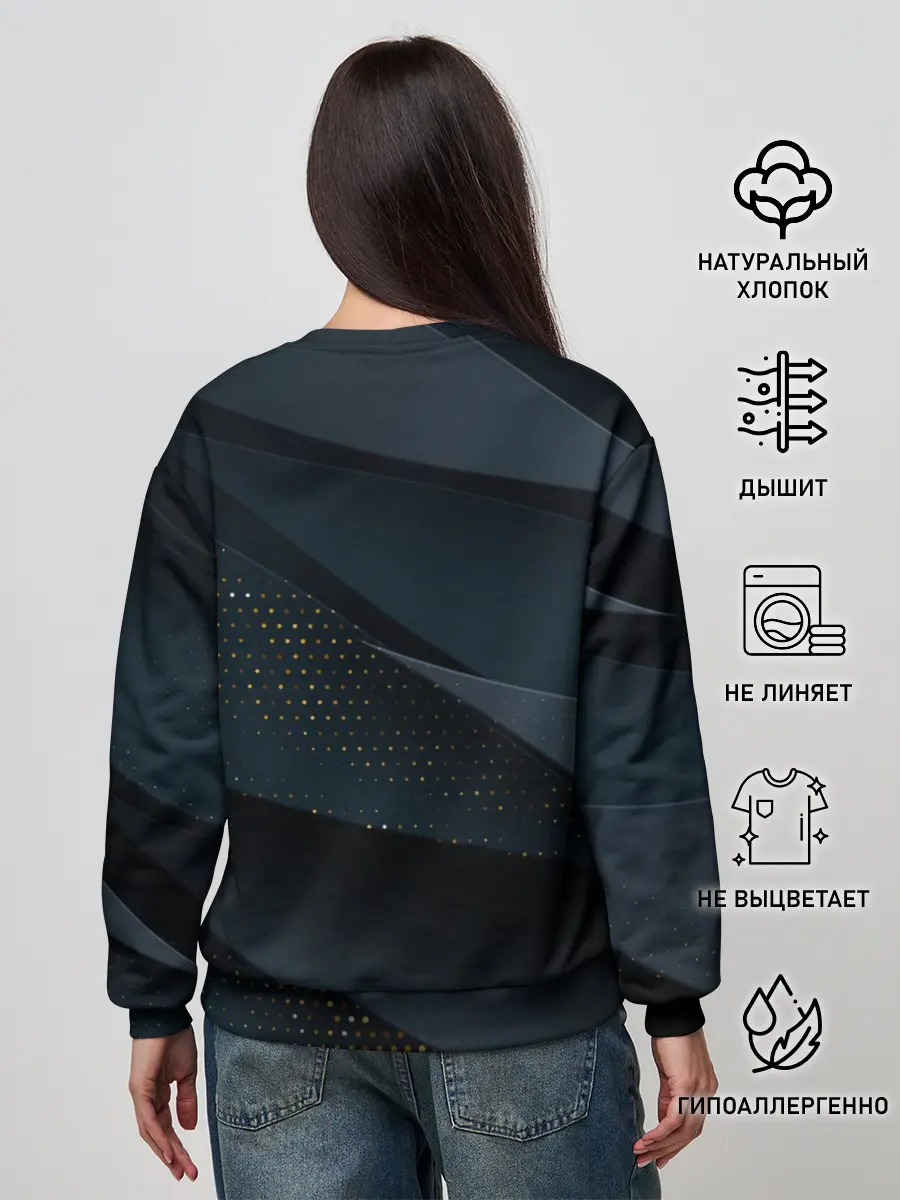 Женский свитшот / Алькантара