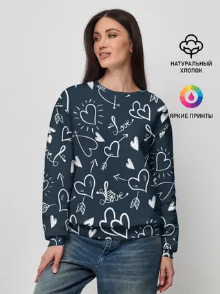 Женский свитшот / Любовь