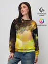 Женский свитшот / Желтая краска