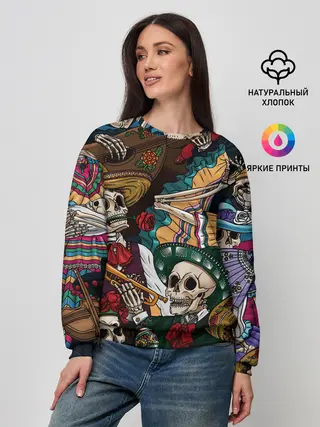 Женский свитшот / Мексиканская Вечеринка