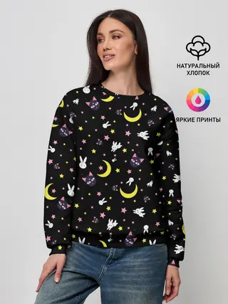 Женский свитшот / Sailor Moon Pattern