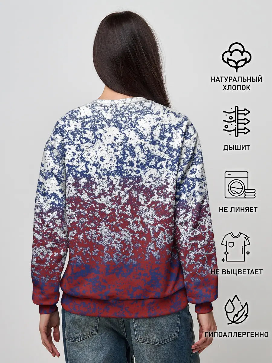 Женский свитшот / Русский медведь