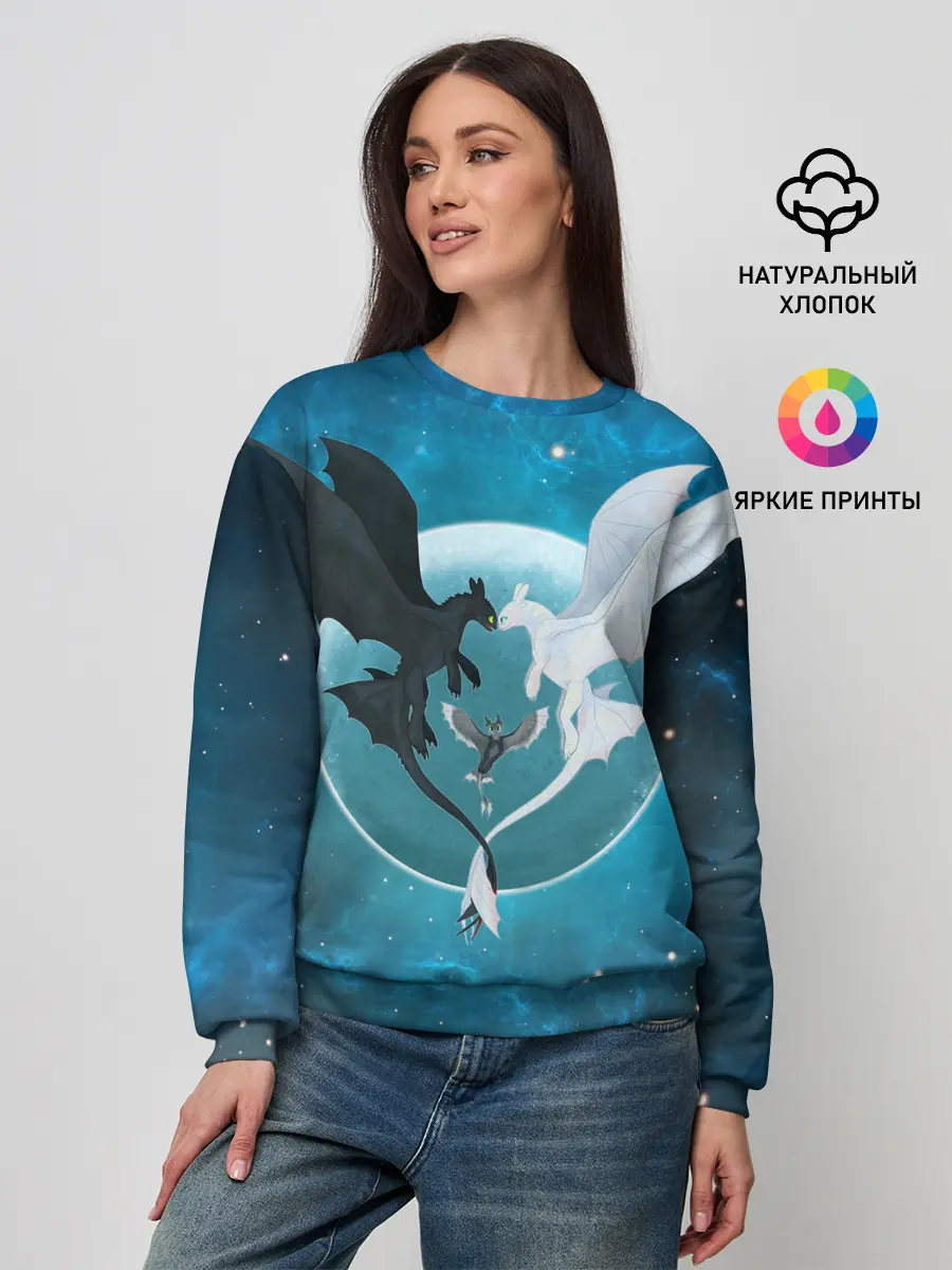 Женский свитшот / ночная фурия