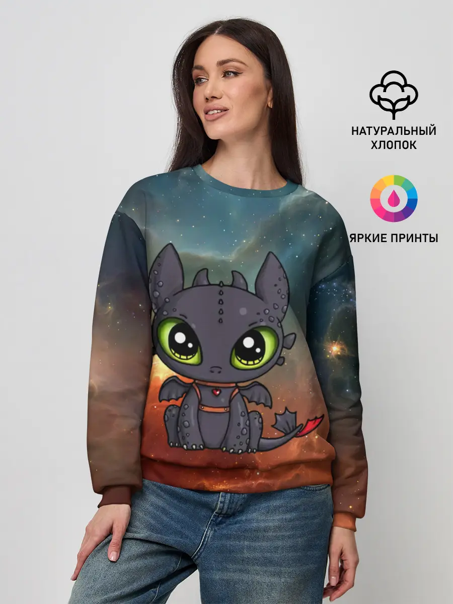 Женский свитшот / ночная фурия