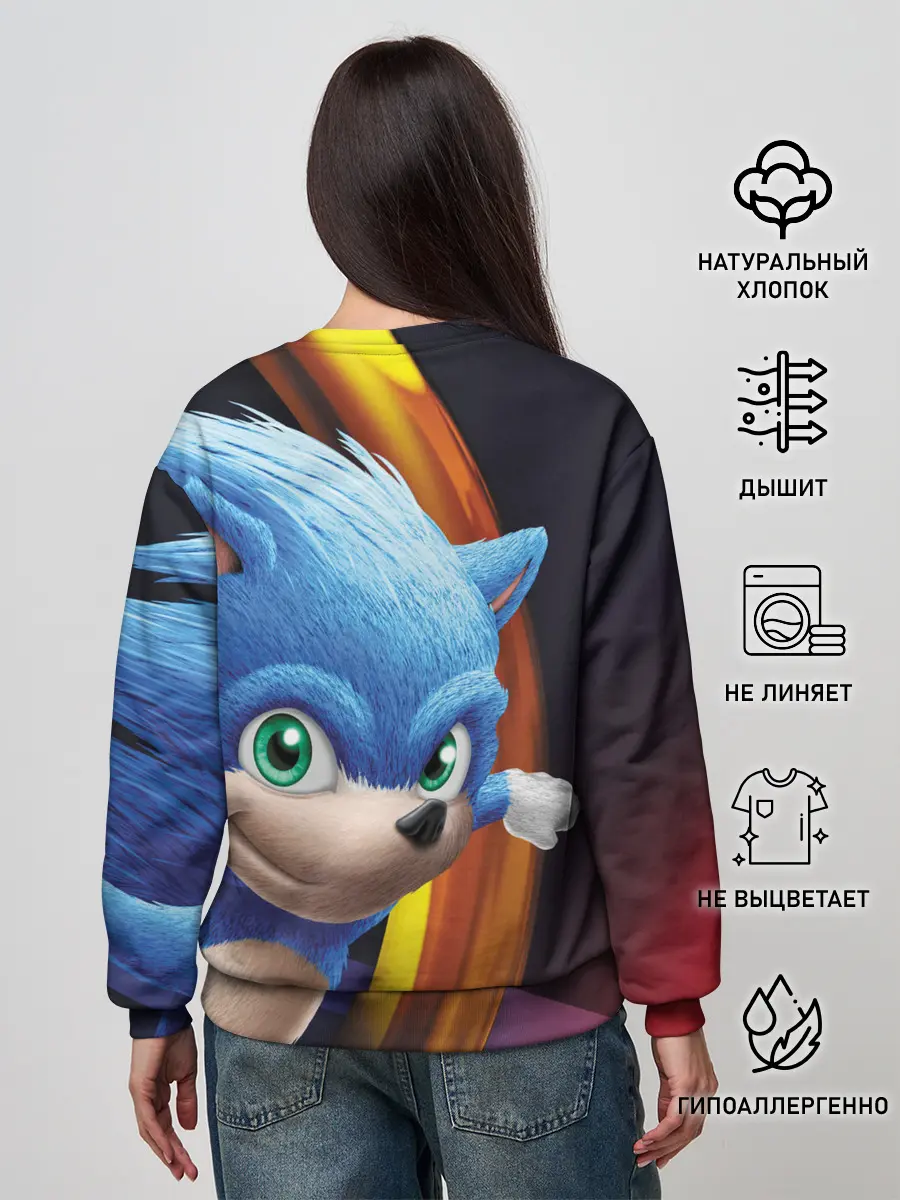 Женский свитшот / Sonic