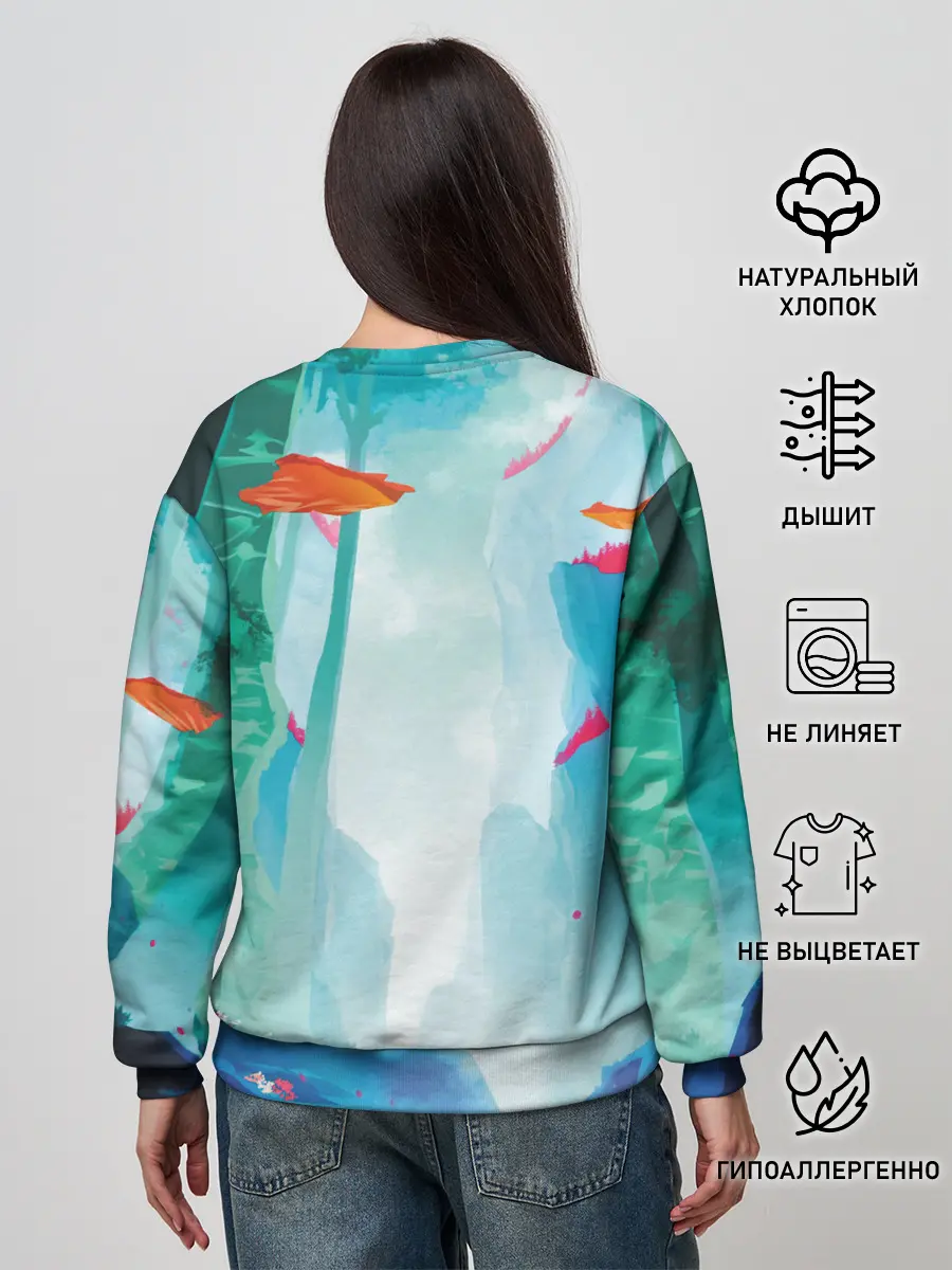 Женский свитшот / Ежик Соник