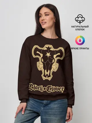 Женский свитшот / Черный Клевер