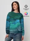 Женский свитшот / Изумрудные Облака