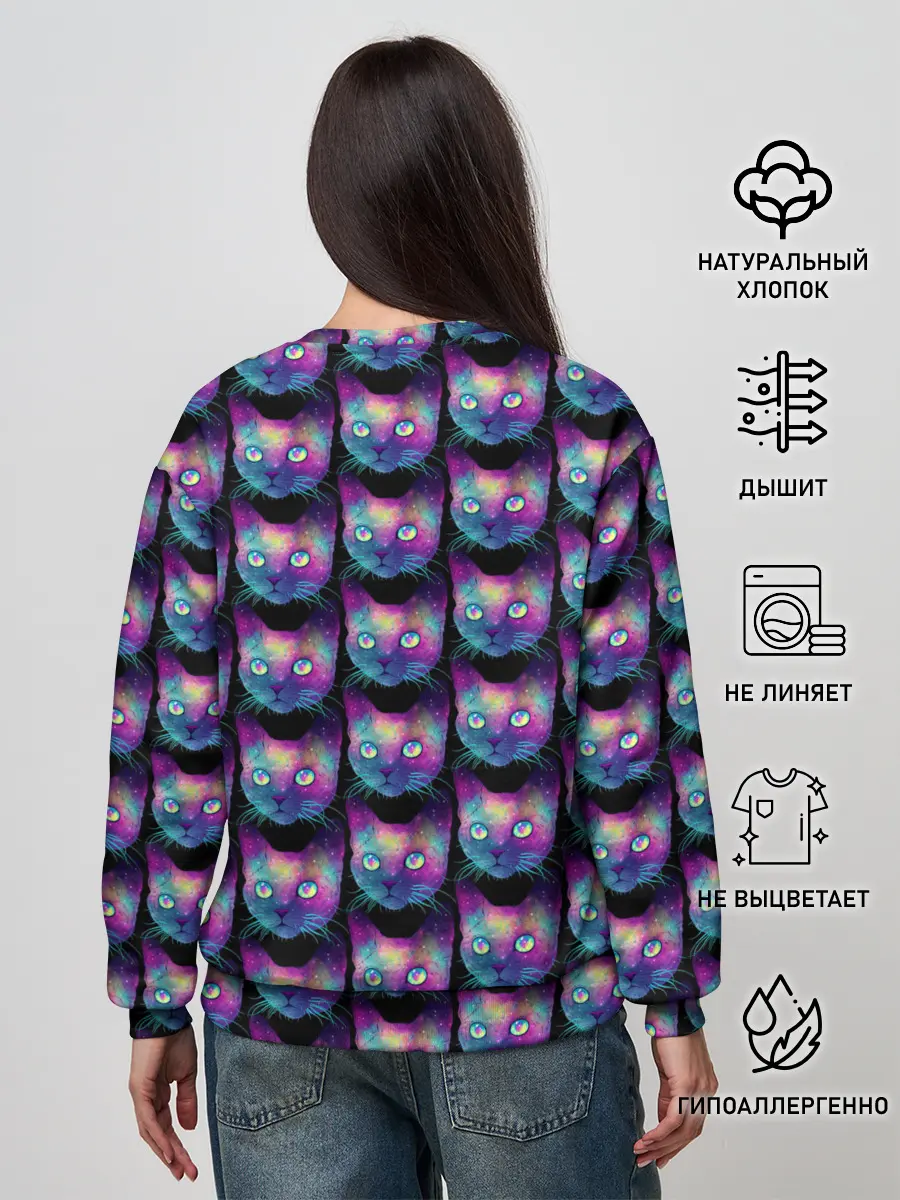 Женский свитшот / Cat Space