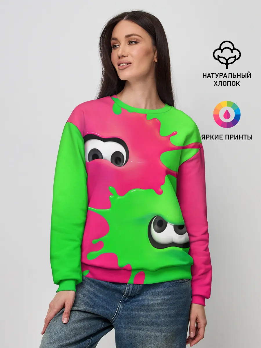 Женский свитшот / Splatoon 2