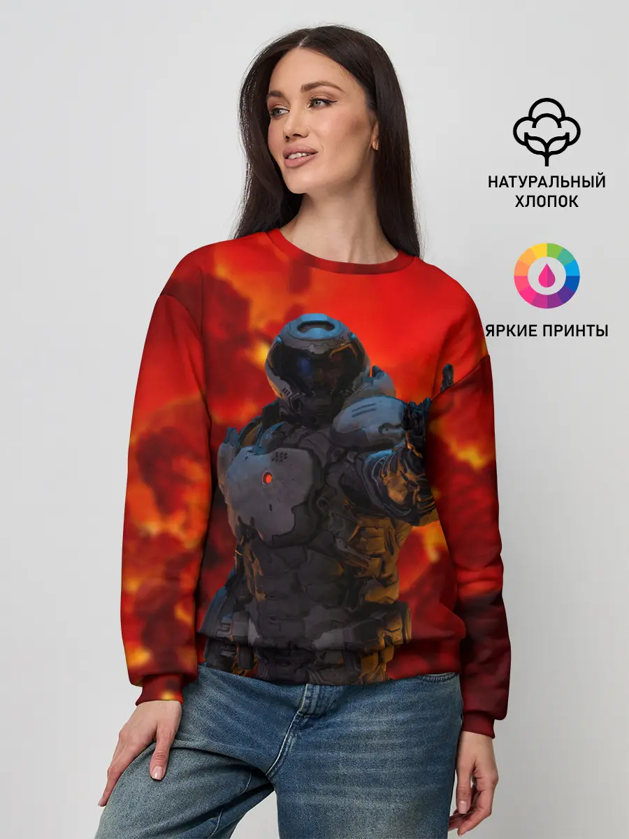 Женский свитшот / DOOM 3