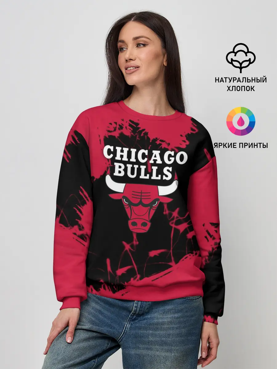 Женский свитшот / CHICAGO BULLS