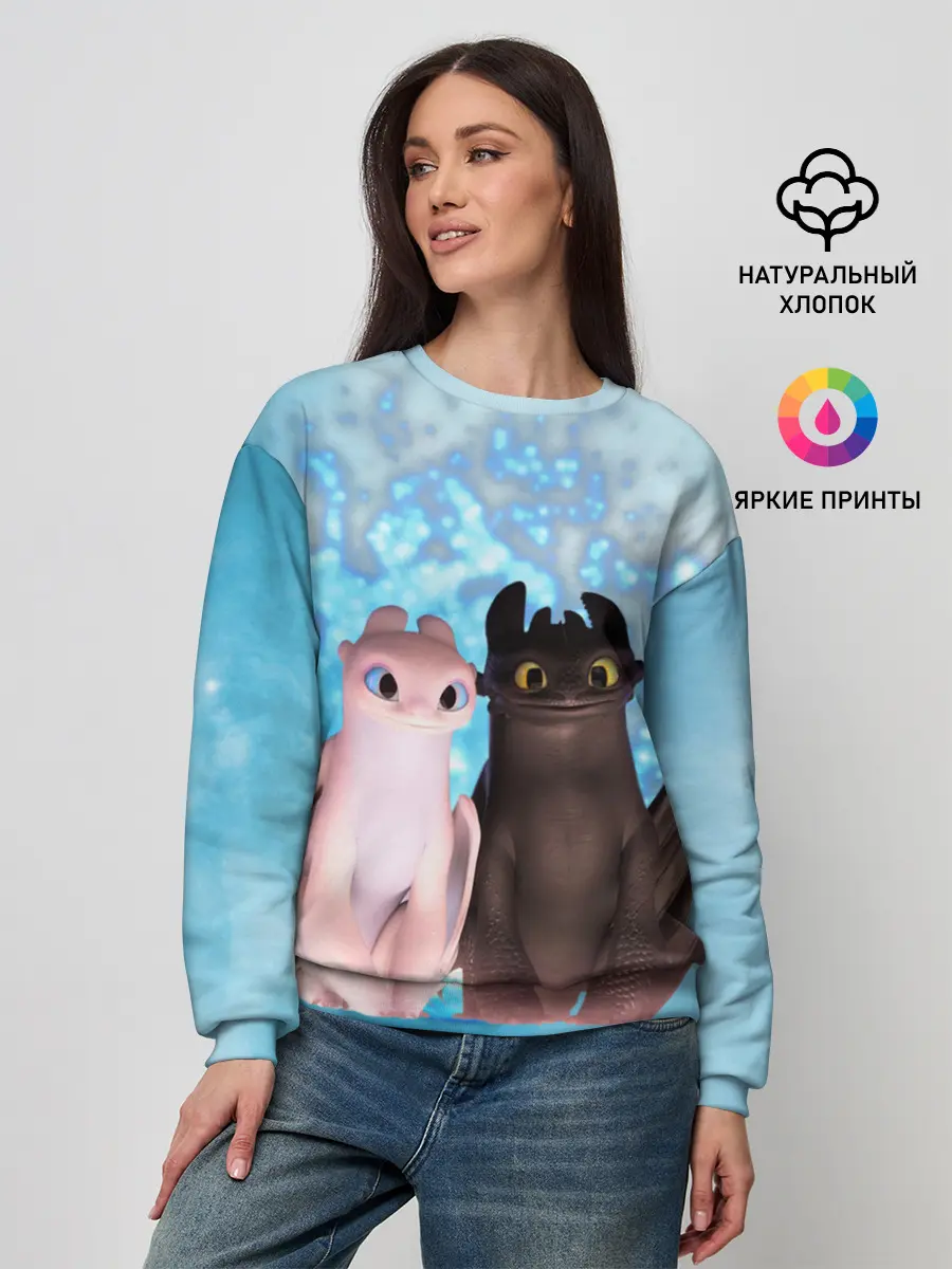 Женский свитшот / ночная фурия