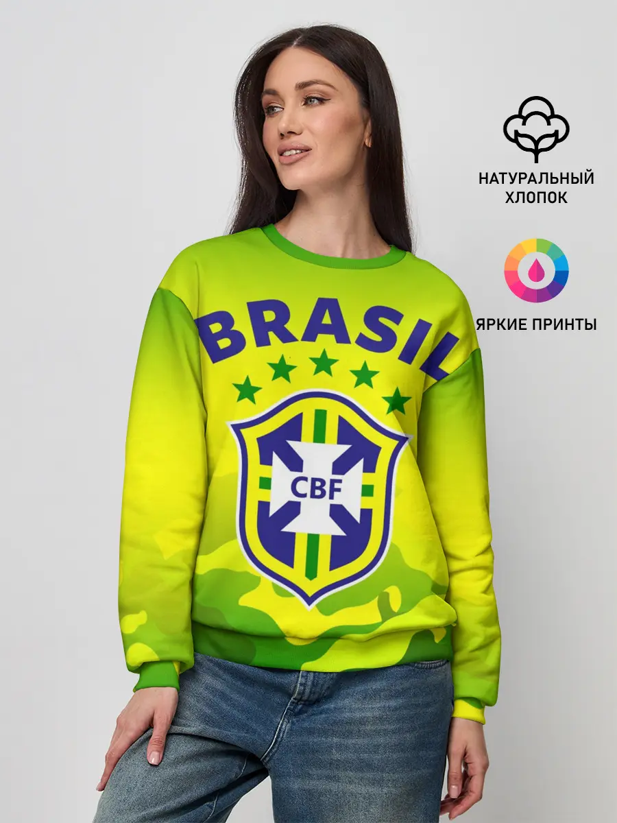 Женский свитшот / Бразилия