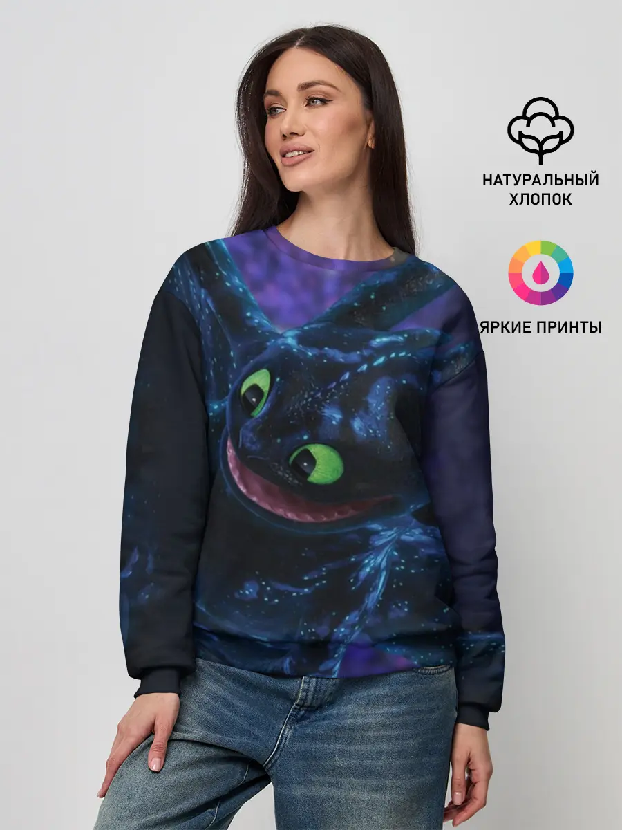 Женский свитшот / Как приручить дракона