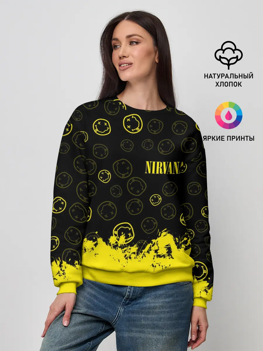 Женский свитшот / NIRVANA