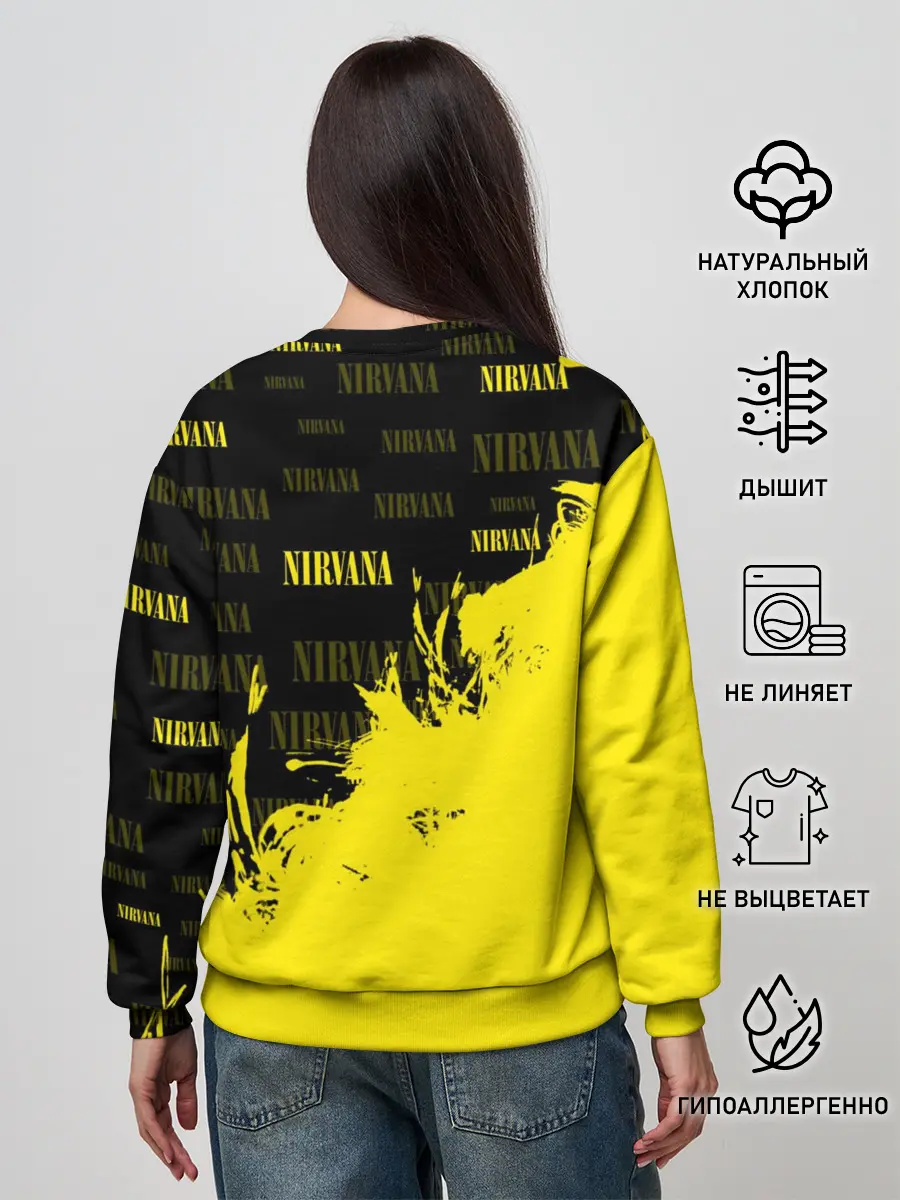 Женский свитшот / NIRVANA