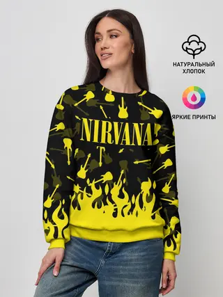 Женский свитшот / NIRVANA