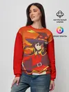 Женский свитшот / KonoSuba. Мегумин с посохом