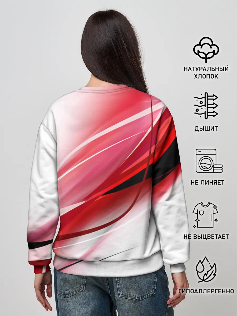 Женский свитшот / Красная линия