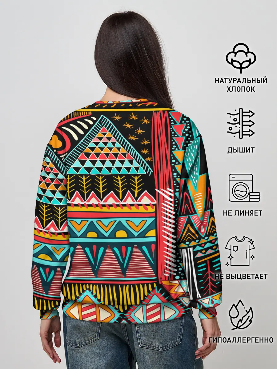 Женский свитшот / Африканский стиль